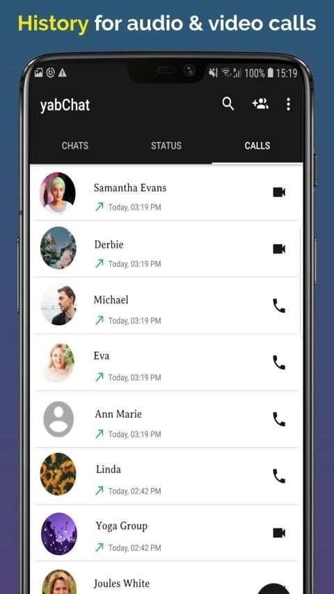 yabChat Messenger स्क्रीनशॉट 4