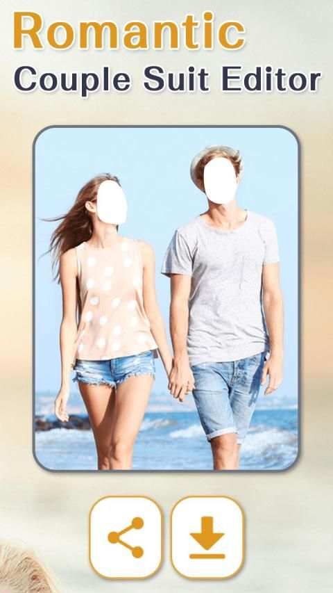 Romantic Couple Photo Editor - Love Frame screenshot 1