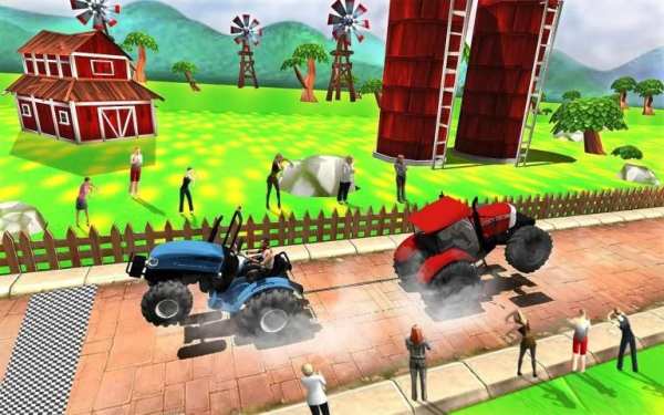 Grand Pull Tractor Match: Tractor Driving Games स्क्रीनशॉट 3