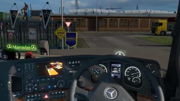 Driving Mercedes - Benz Truck Simulator 19 screenshot 2