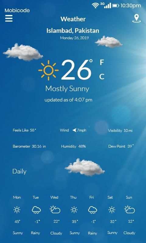 Weather स्क्रीनशॉट 4