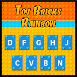 Toy Bricks Rainbow Keyboard-Brick Blocks Keyboard आइकन