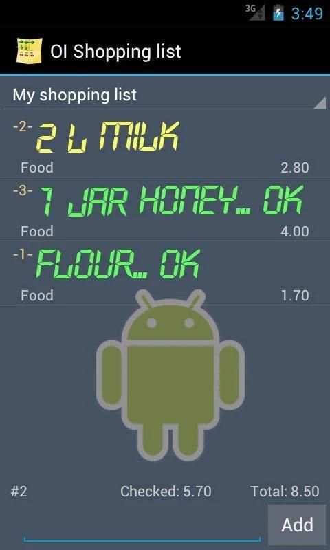 OI Shopping list screenshot 7