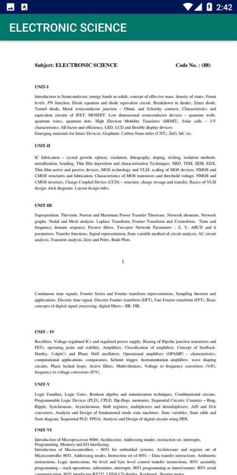 ELECTRONIC SCIENCE NET Paper स्क्रीनशॉट 2