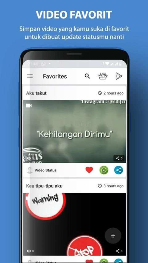 Video Sedih Status WA Galau screenshot 3