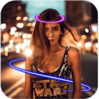 Light Crown Photo Editor * Neon Photo Editor