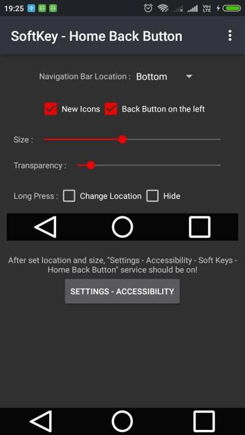 Soft Key Back Home Button (Screen) स्क्रीनशॉट 3