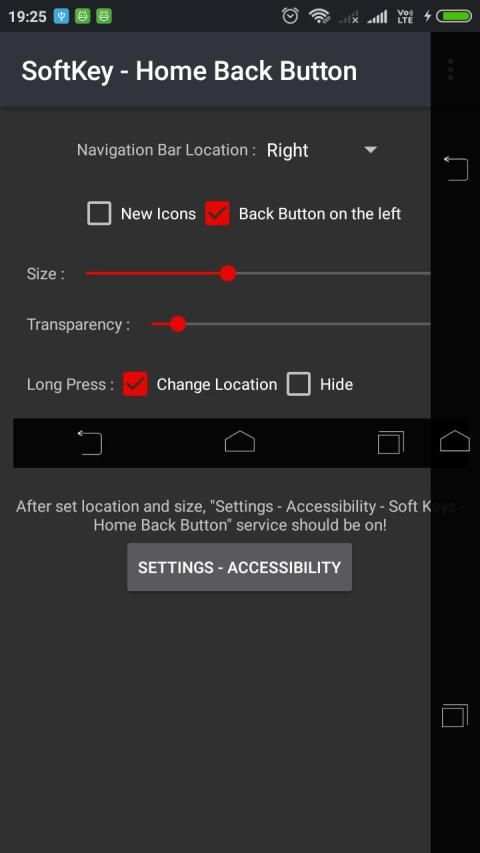 Soft Key Back Home Button (Screen) स्क्रीनशॉट 2