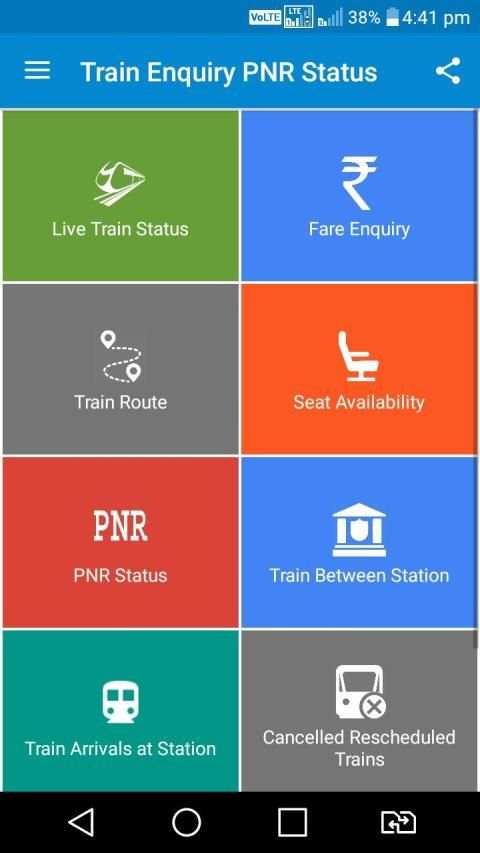 Train Enquiry PNR Status स्क्रीनशॉट 8