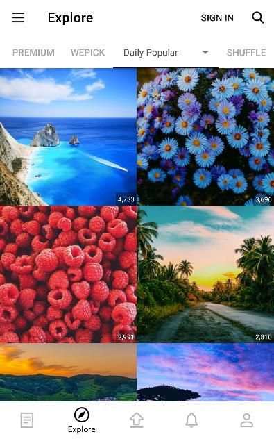Wallpapers HD - Backgrounds for Mobile स्क्रीनशॉट 2
