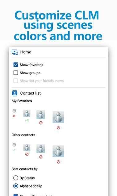 aMSN Messenger - Chat Live Messenger screenshot 1