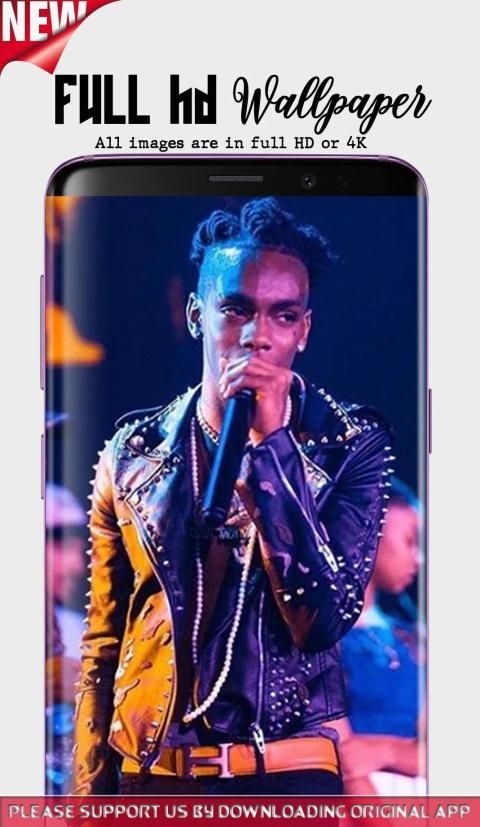 Ynw Melly , Aesthetic Laptop Wallpaper Sticker , poster