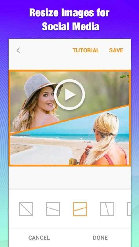 Sense Photo Editor: Photo Collage, Photo Animator स्क्रीनशॉट 7