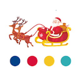 Santa Claus Photo Editor Coloring All in one icon