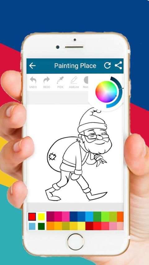 Editor Foto Sinterklas Mewarnai Semua dalam satu screenshot 4
