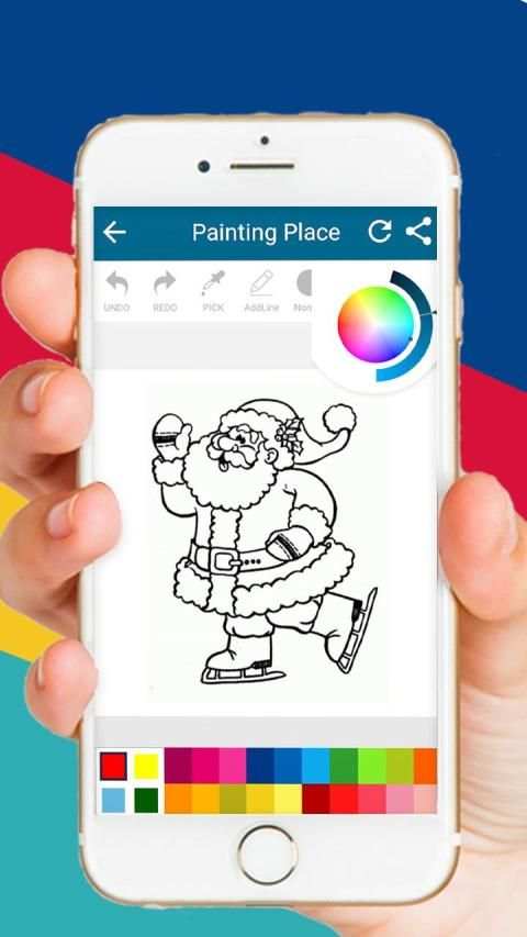 Editor Foto Sinterklas Mewarnai Semua dalam satu screenshot 7