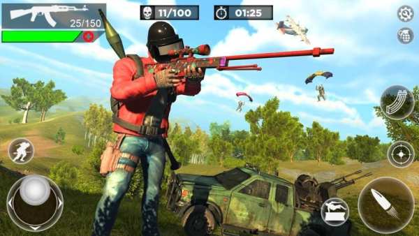 Fps Battleground Cover Fire Frontline Shooter Game स्क्रीनशॉट 12