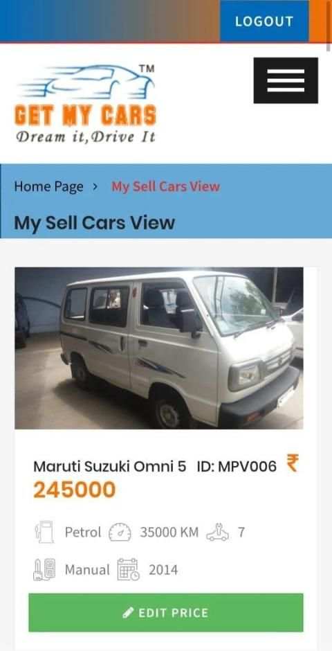 GET MY CARS स्क्रीनशॉट 1