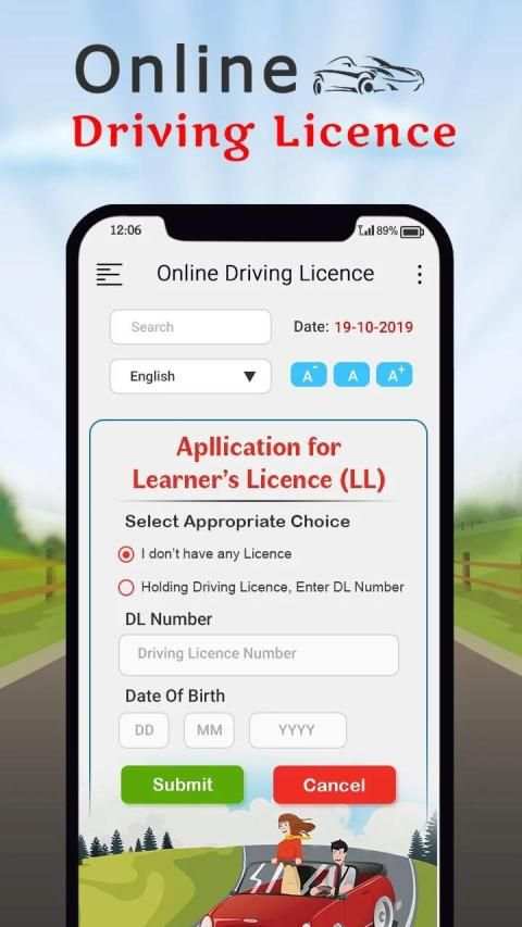 Driving License Online Apply स्क्रीनशॉट 3