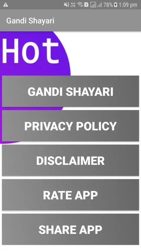 Gandi Shayari App Android के लिए डाउनलोड - 9Apps
