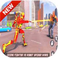 Flying Robot spider Rope Hero - hero Vegas