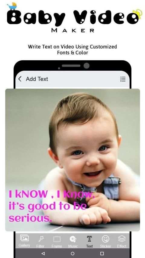 Baby Video Maker With Song स्क्रीनशॉट 4