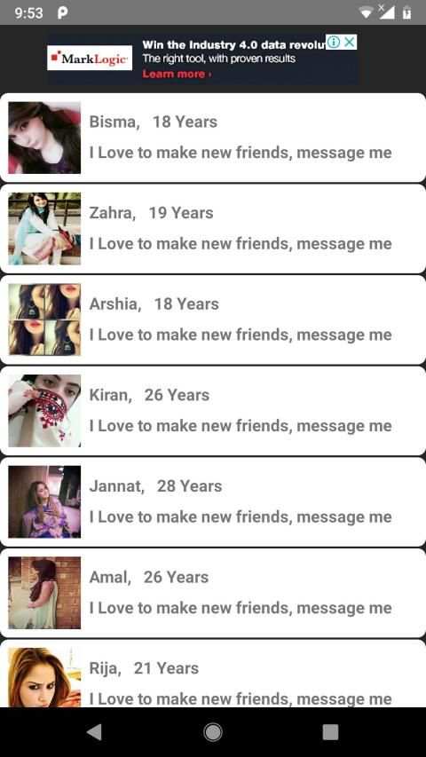 Pakistan Chat Room Pakistani Girls Whatsapp Number screenshot 2