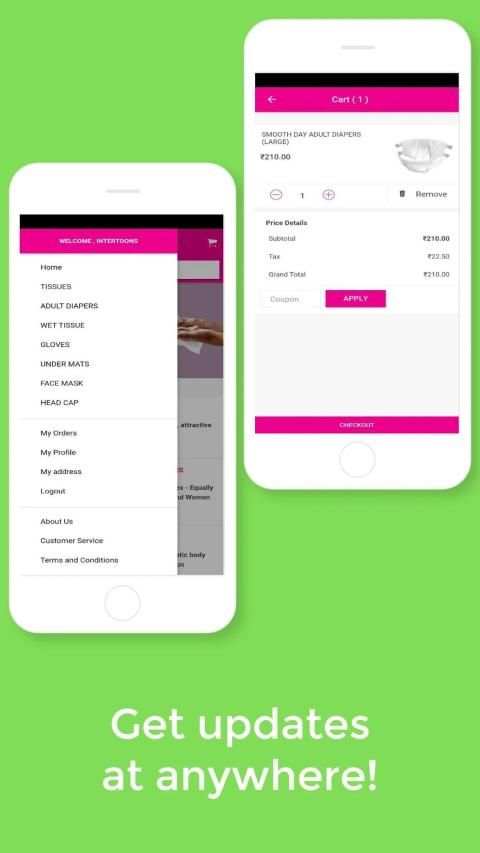 MFREECART ONLINE SHOPPING screenshot 1