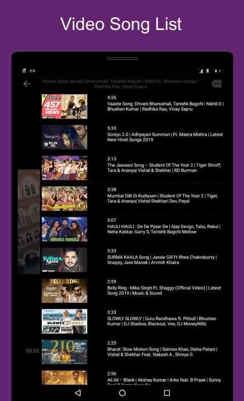 Hindi Video Songs स्क्रीनशॉट 1