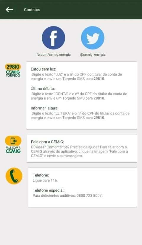 Cemig Atende screenshot 1