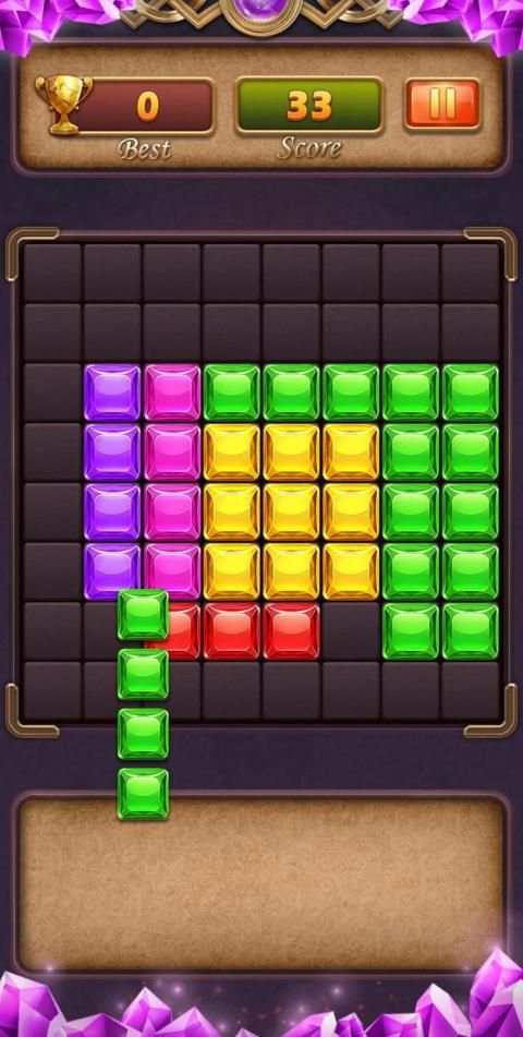 Jewel Block 1010 - Grow Puzzle Game Classic screenshot 1