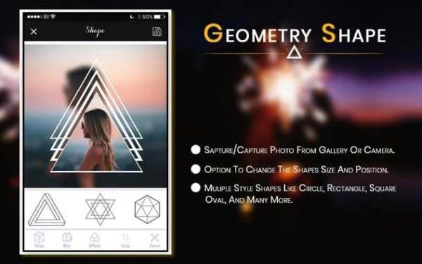 Shape Photo Editor - Geometry Camera स्क्रीनशॉट 6