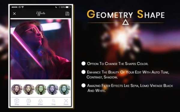 Shape Photo Editor - Geometry Camera स्क्रीनशॉट 5