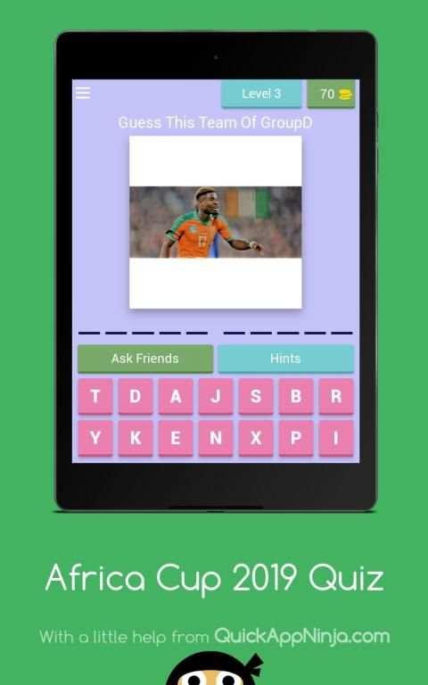Football CAN 2019 Quiz : Simple Edition screenshot 3