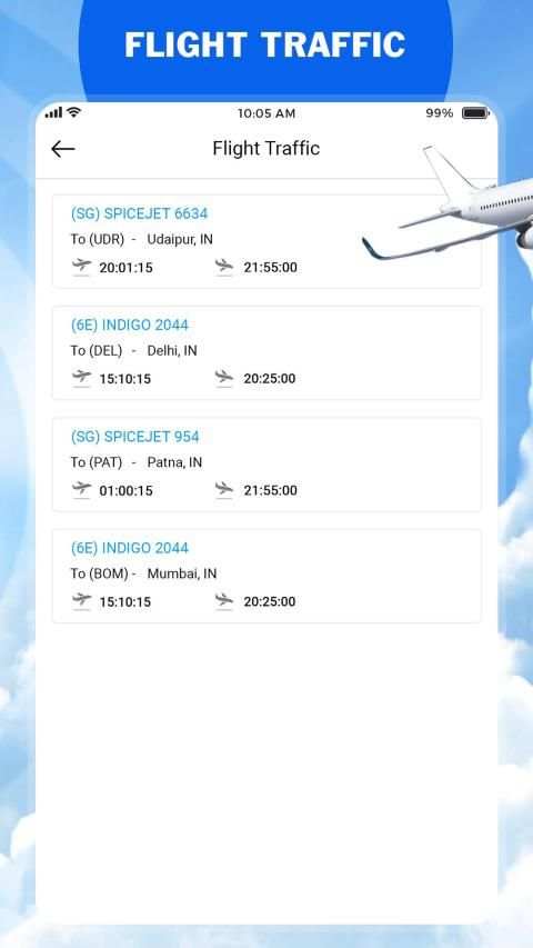 Flight Status Track - Air Traffic Checker स्क्रीनशॉट 2