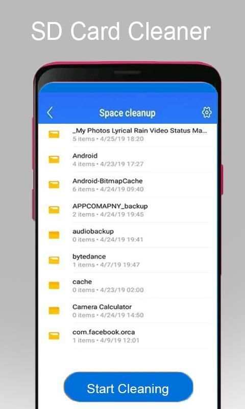 SD Card Cleaner - Clean Memory screenshot 1