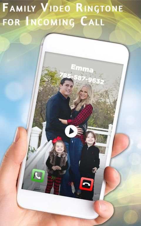 Family Video Ringtone for Incoming Call screenshot 3