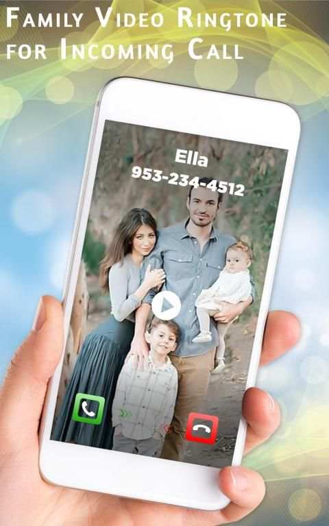 Family Video Ringtone for Incoming Call screenshot 5