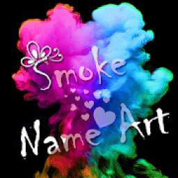 Smoke Name Art Photo Editor