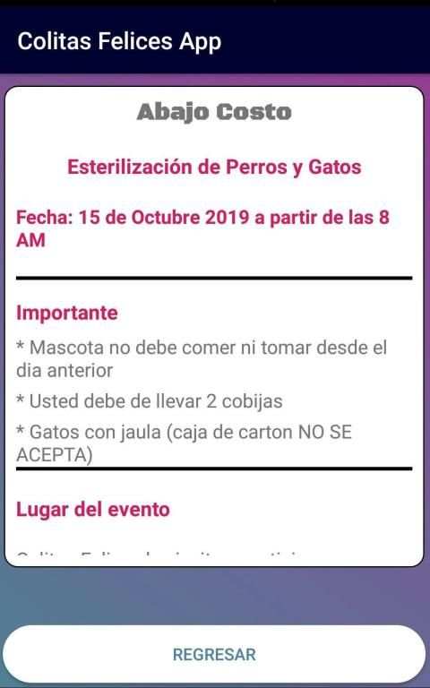 Colitas Felices App screenshot 6