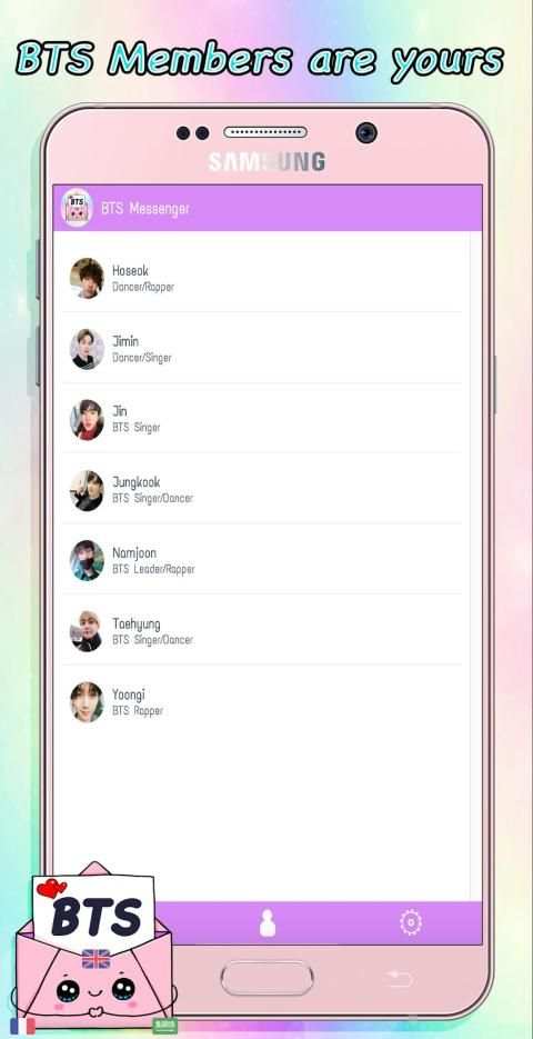 BTS Messenger : Multi-Languages screenshot 1