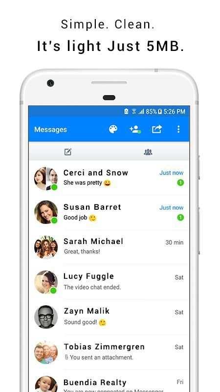 Fast for Facebook & Messenger स्क्रीनशॉट 1
