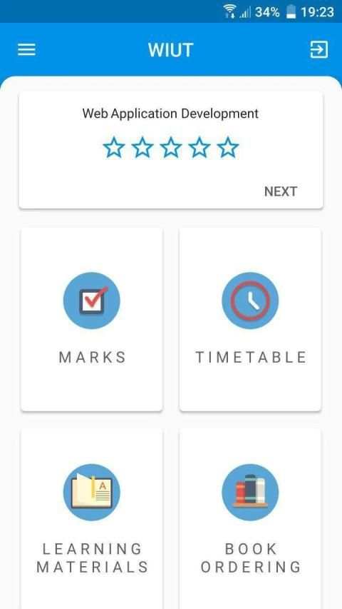 WIUT Intranet screenshot 7