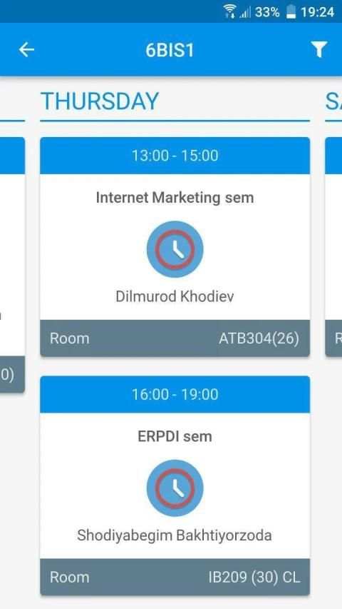 WIUT Intranet screenshot 4