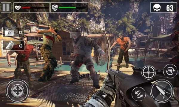 Walking Zombie Shooting - Dead Target 3D screenshot 3