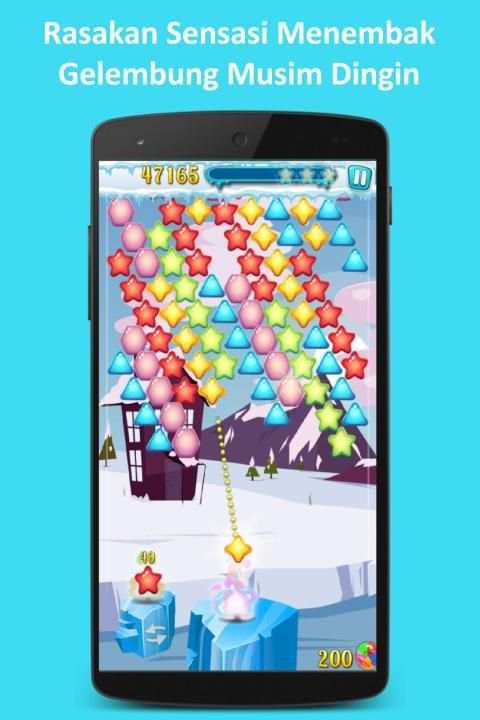 Bubble Shooter Winter Terbaru - Permainan bubble screenshot 1