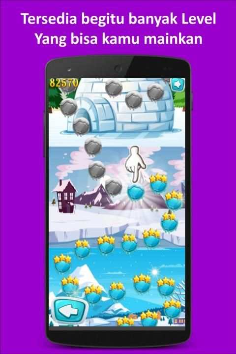 Bubble Shooter Winter Terbaru - Permainan bubble screenshot 3