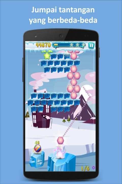 Bubble Shooter Winter Terbaru - Permainan bubble screenshot 5