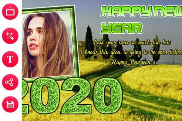 Happy New Year Photo Frame 2020| Photo Editor स्क्रीनशॉट 2