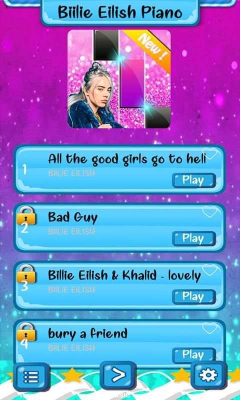 Billie Eilish Piano Tiles Game screenshot 3